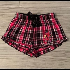 Boxer craft itty bitty flannel short  14-16